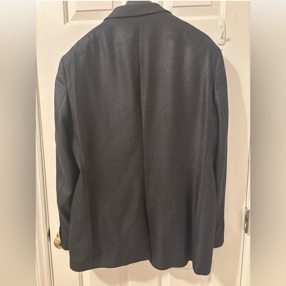 Giorgio Armani black label Blazer 100% silk lining Sz 60it/50us!! - Picture 3 of 9